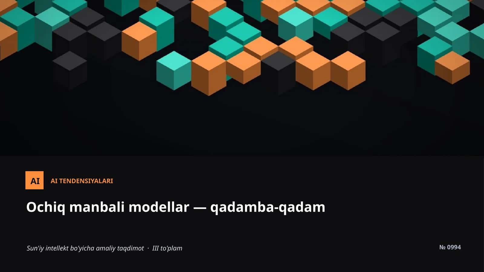 AI TENDENSIYALARI