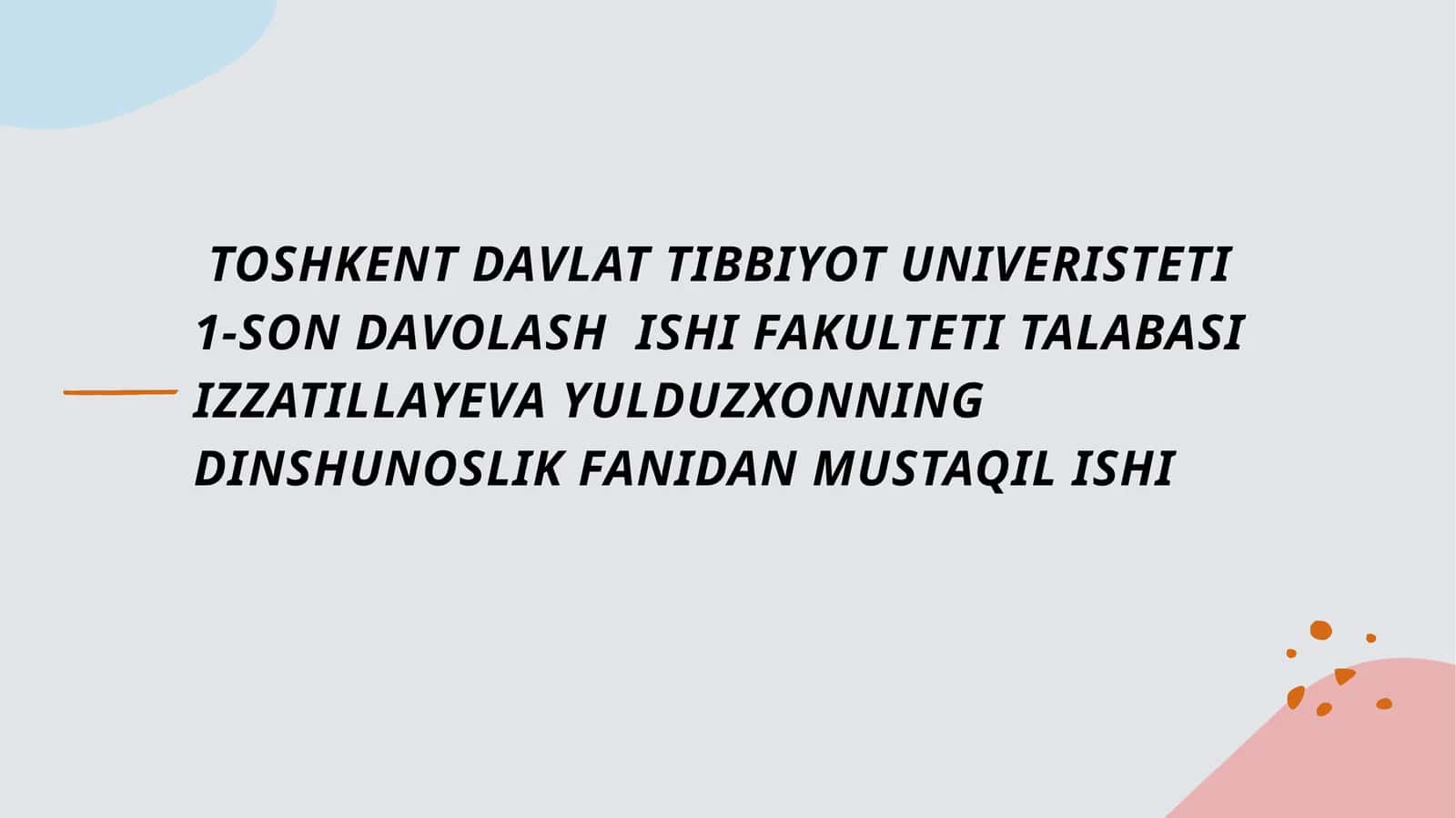Dinvahurfikrlilik(BerdyaevningdiniyhurfikrlilikhaqidagigʻoyalariniGʻazzoliygʻoyalaribilanqiyoslash)