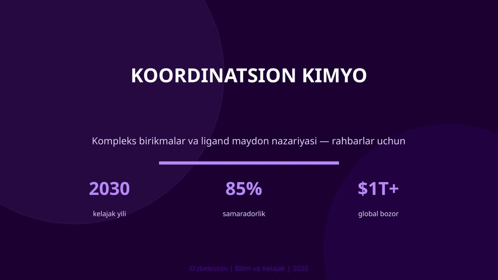 Koordinatsion kimyo