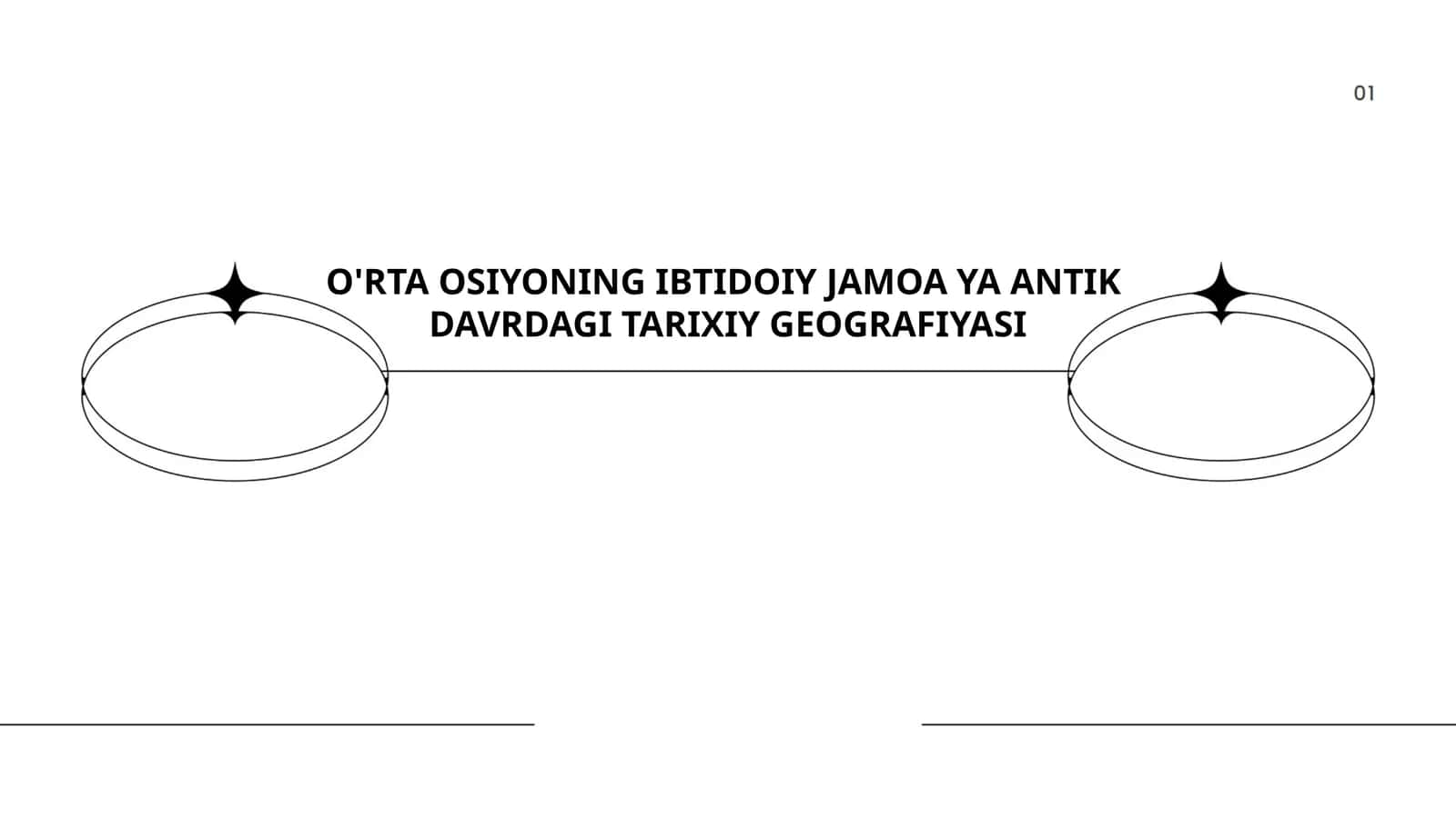 O'Rta Osiyoning ibtidoiy jamoa davridagi tabiiy geografik sharoitlari