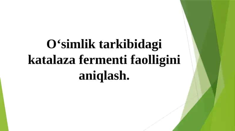 Katalaza fermenti