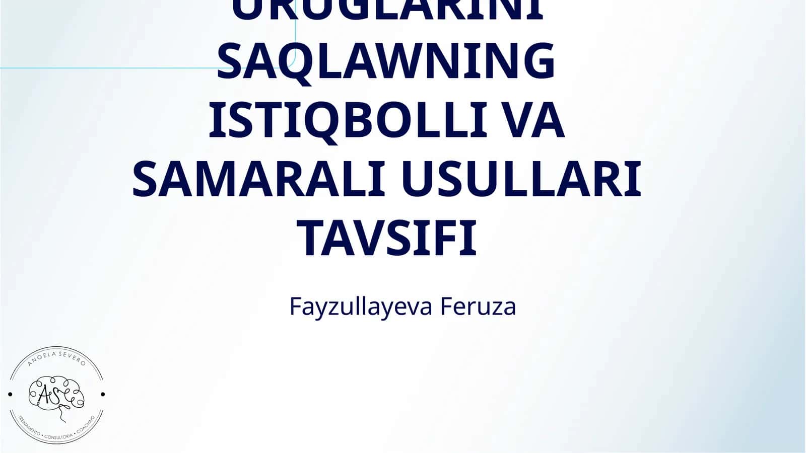 MOYLI EKIN URUĞLARINI SAQLAWNING ISTIQBOLLI VA SAMARALI USULLARI TAVSIFI