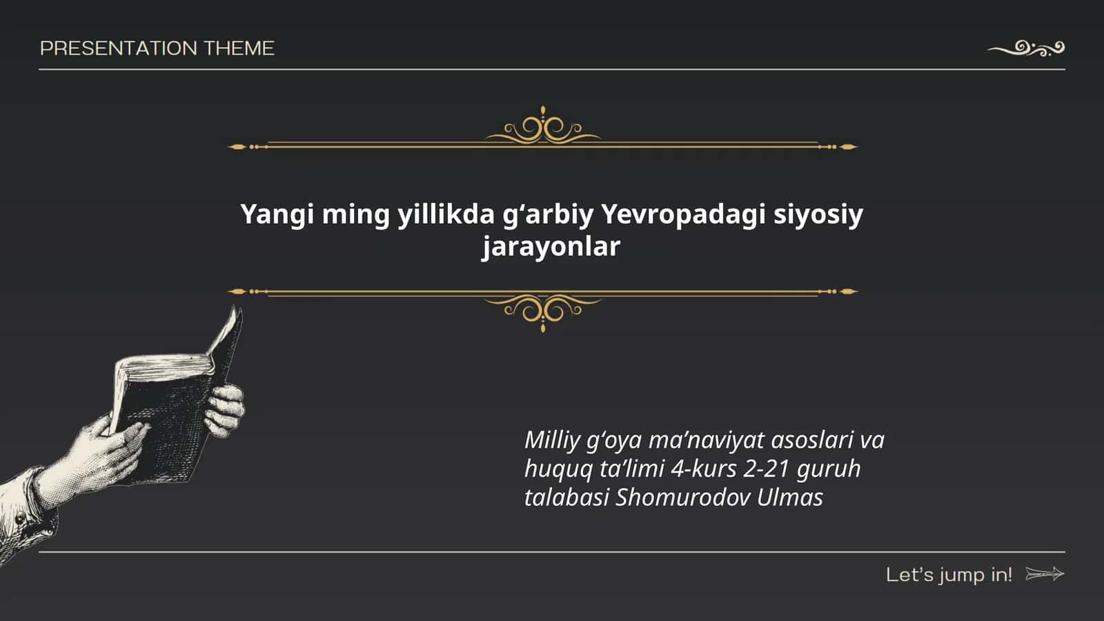 Yangi ming yillikda gʻarbiy Yevropadagi siyosiy jarayonlar