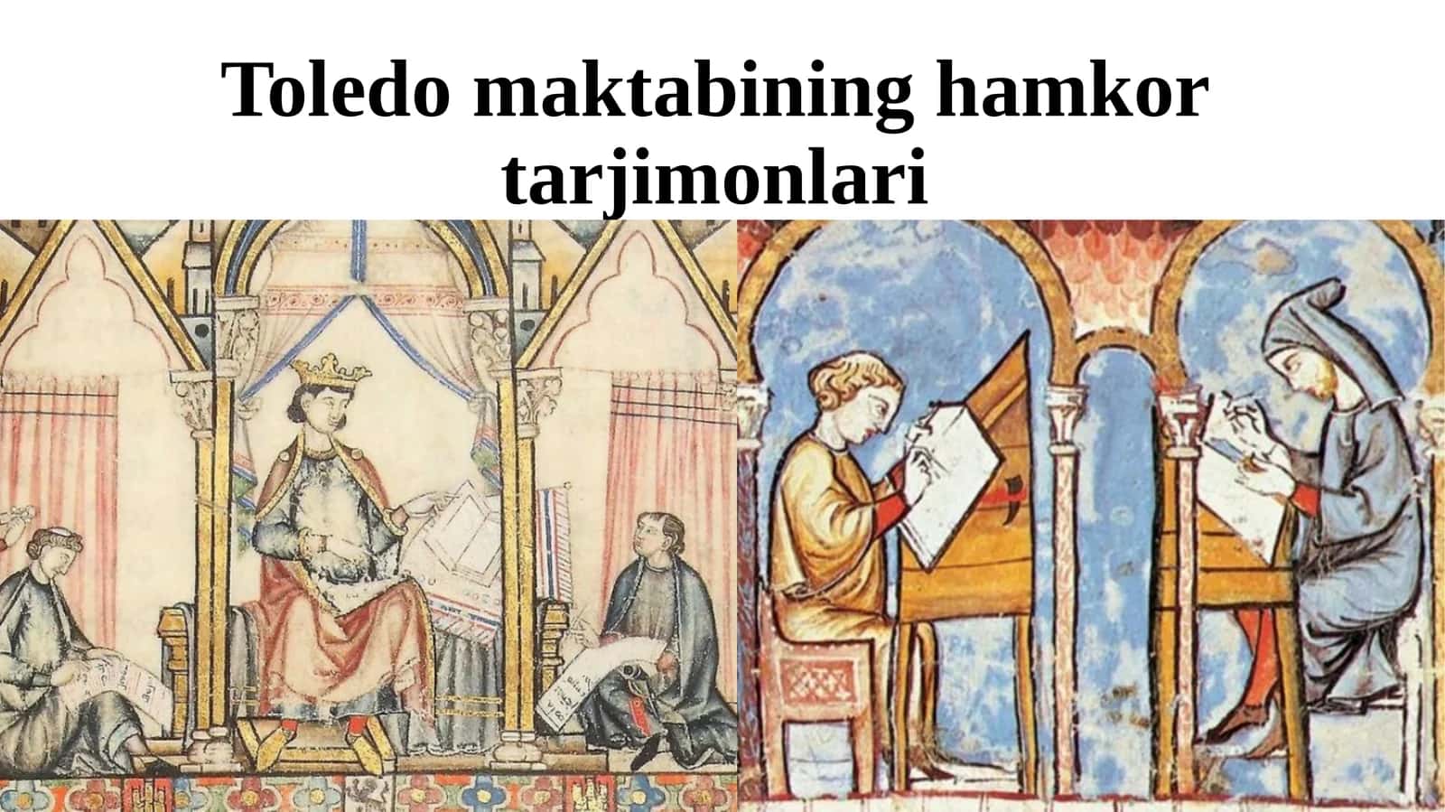 Toledo maktabining hamkor tarjimonlari.