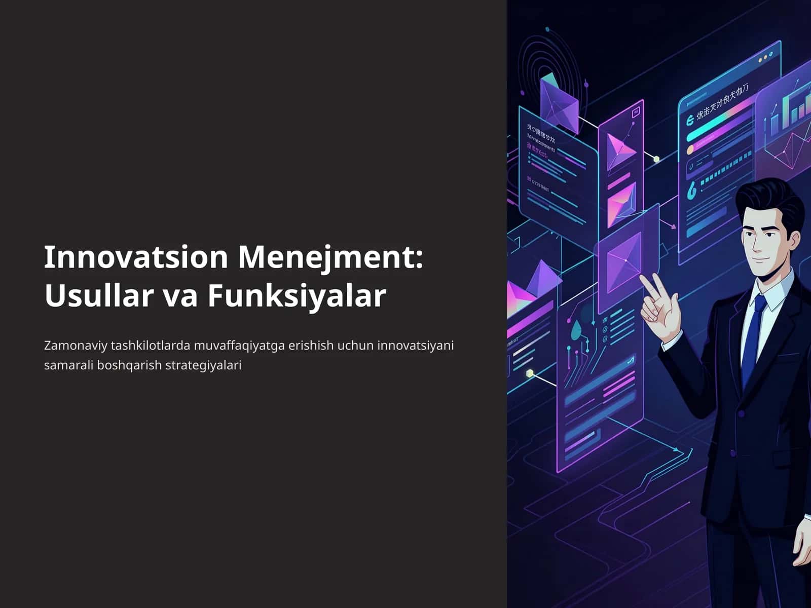 Innovatsion Menejment: Usullar va Funksiyalar