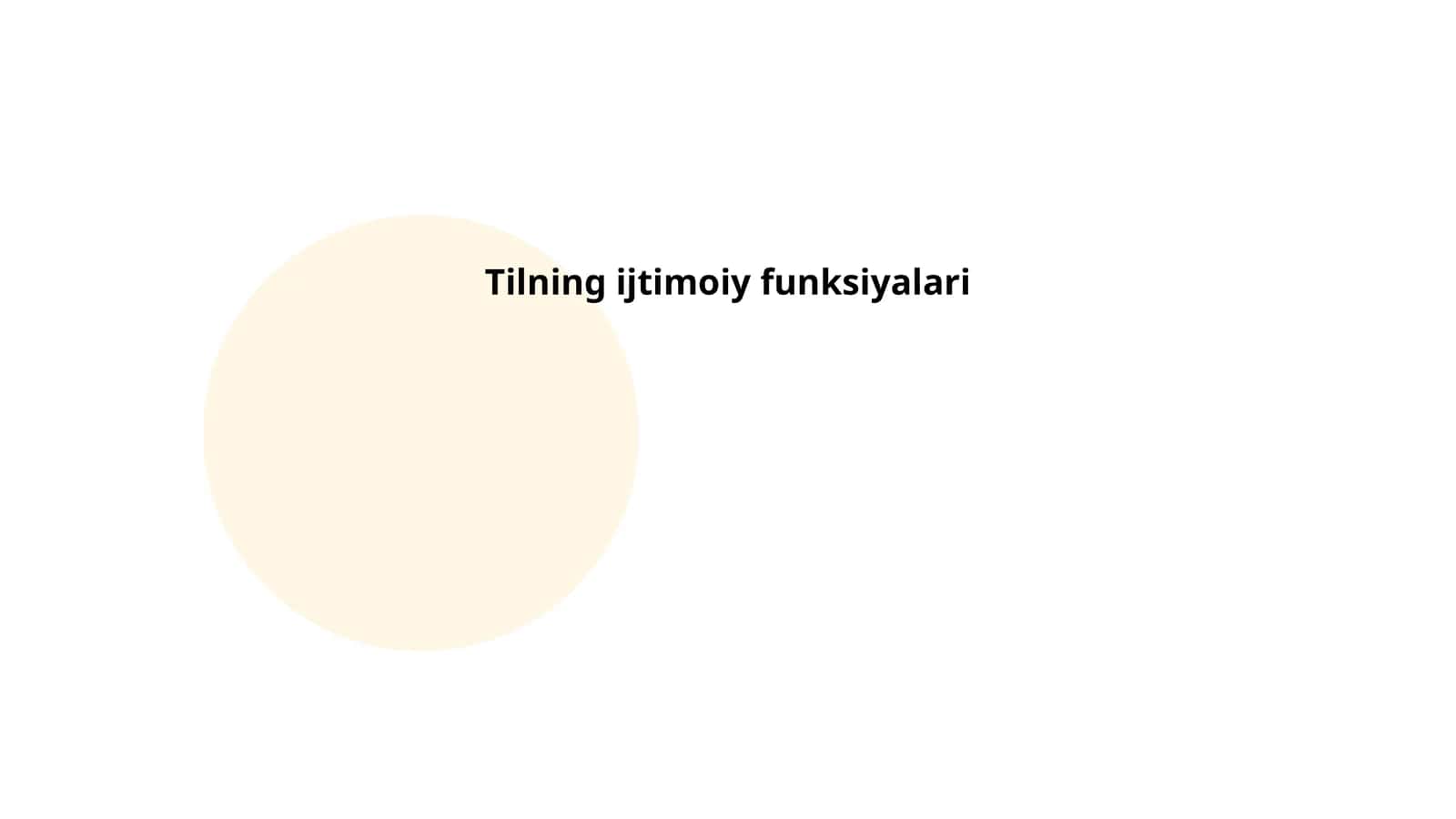 Tilning ijtimoiy funksiyalari