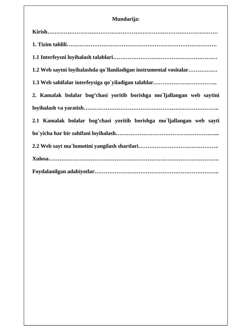 Axborot texnologiyalari sohasi