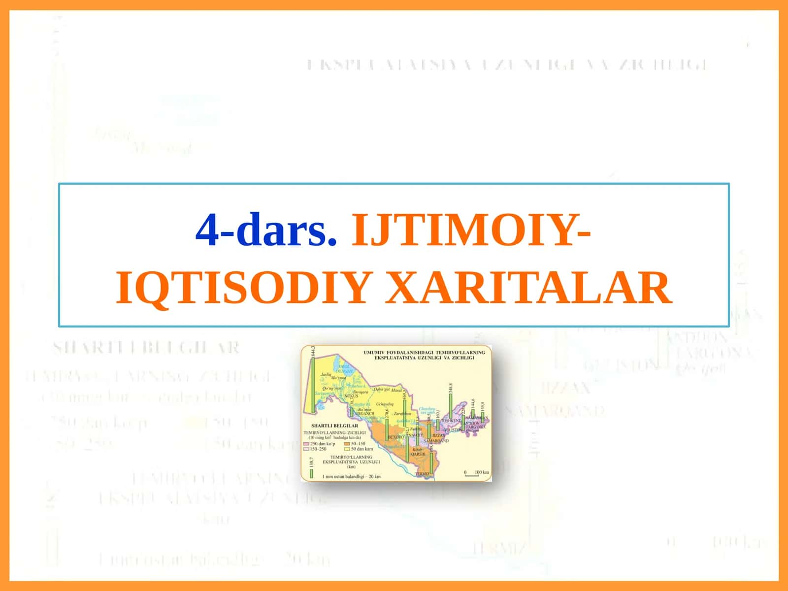 IJTIMOIY-IQTISODIY XARITALAR