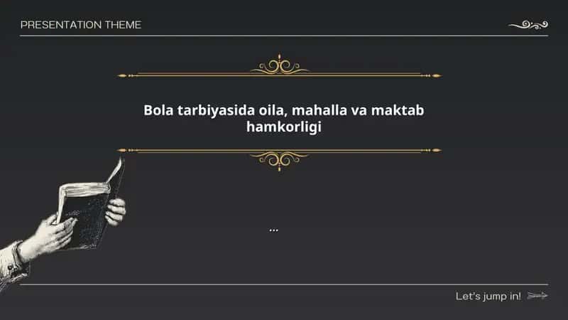 Bola tarbiyasida oila, mahalla va maktab o‘rtasida samarali kommunikatsiya
