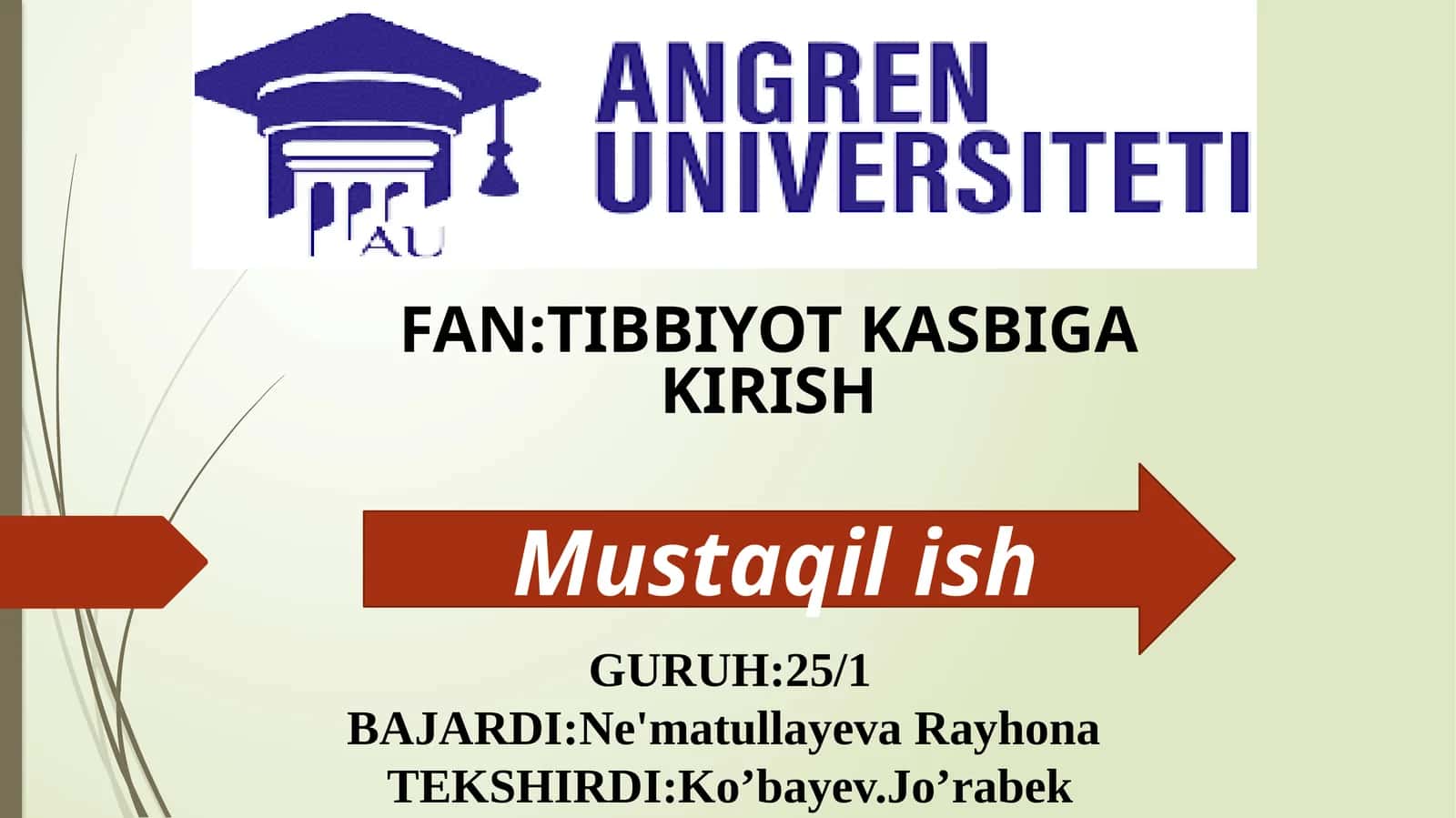 Buyrak va Siydik Yo‘llari Kasalliklari