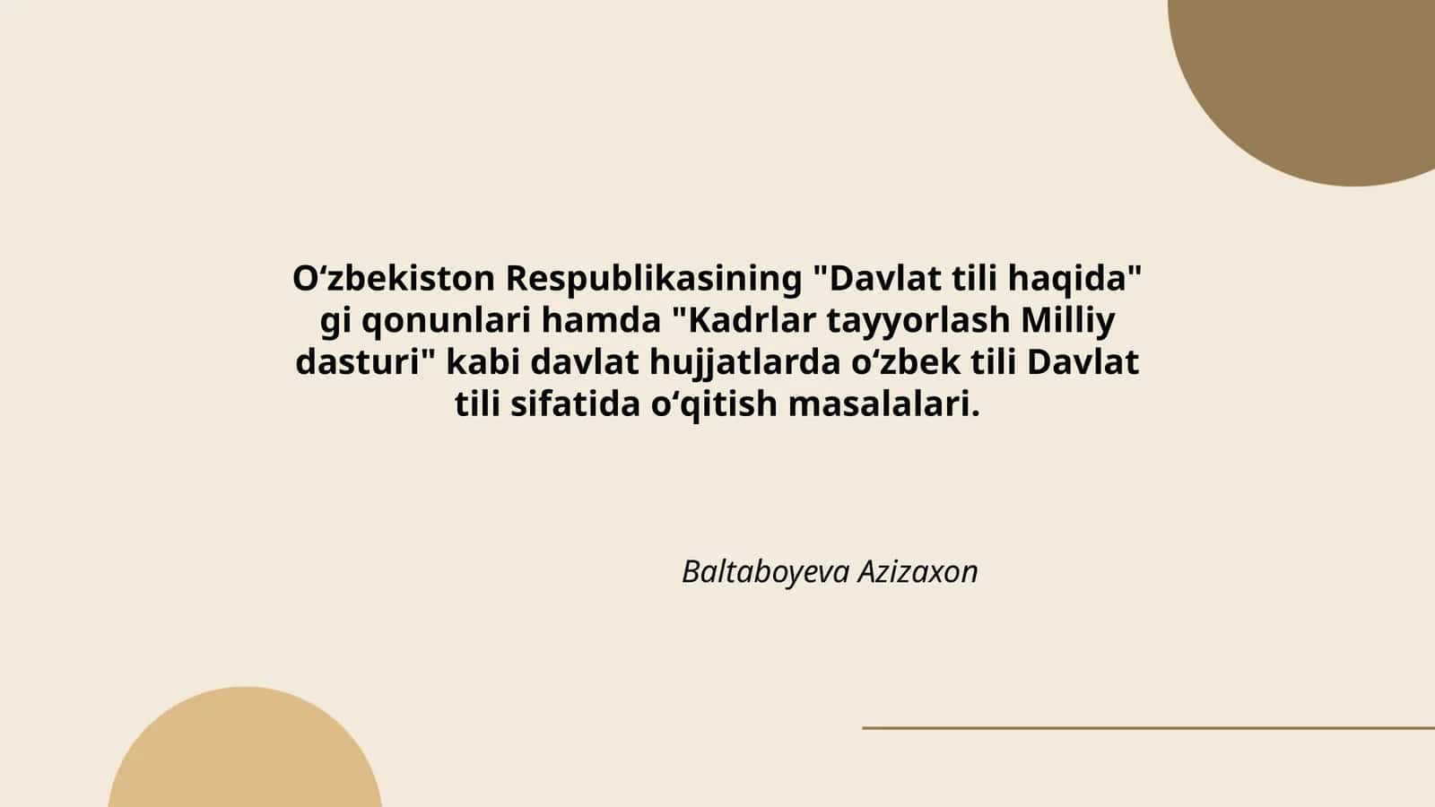 Davlat tili haqida qonunlar