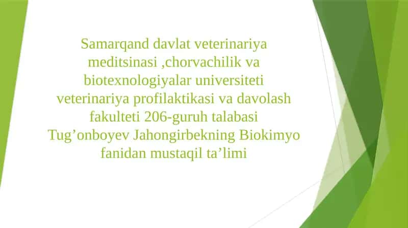 Fermentlarning hujayra ichidagi roʻli