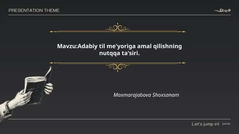 Adabiy til me'yoriga amal qilishning nutqqa ta'siri