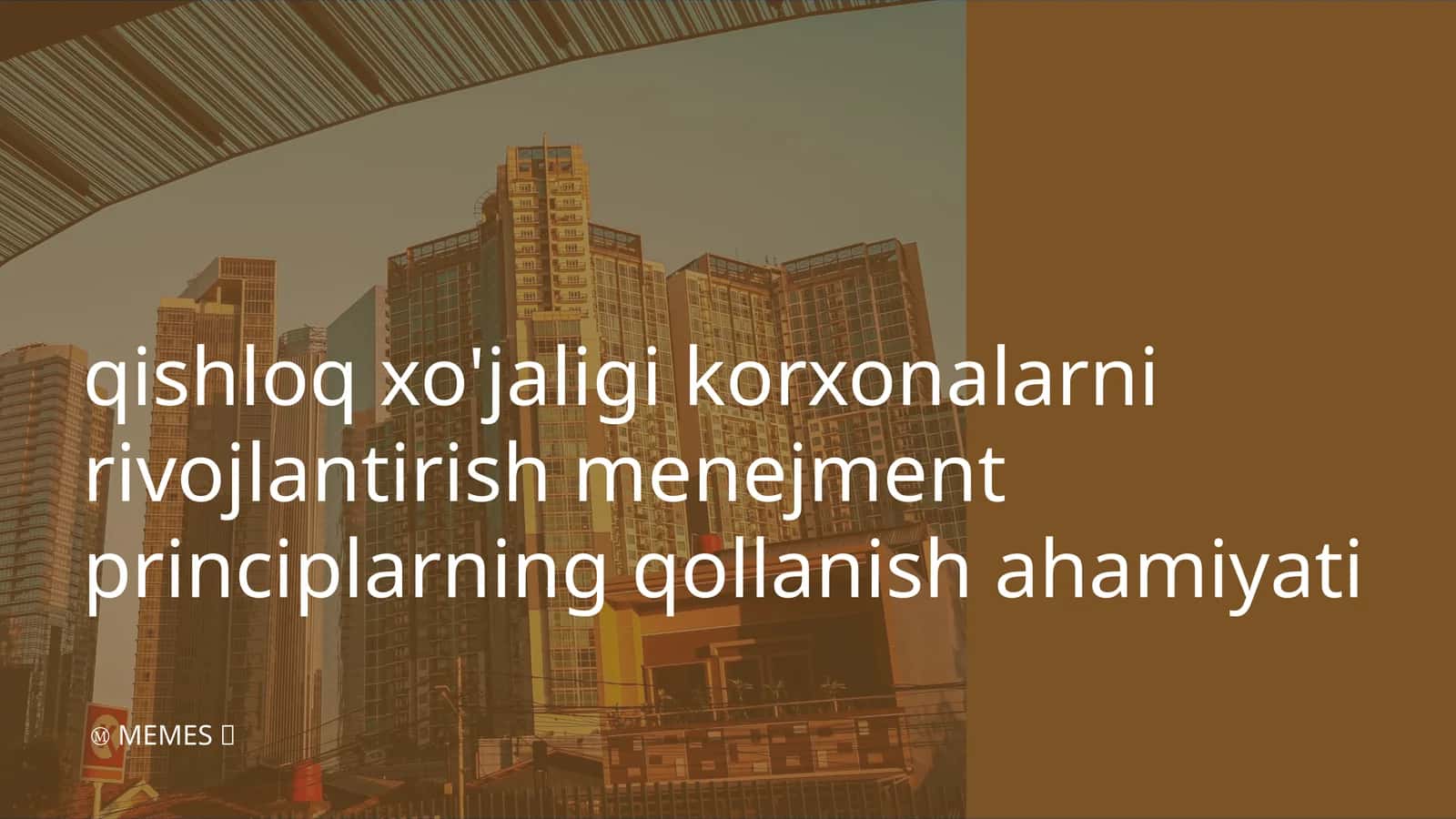 qishloq xo'jaligi korxonalarni rivojlantirish menejment principlarning qollanish ahamiyati