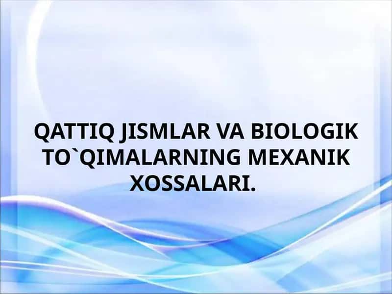 Biomexanika