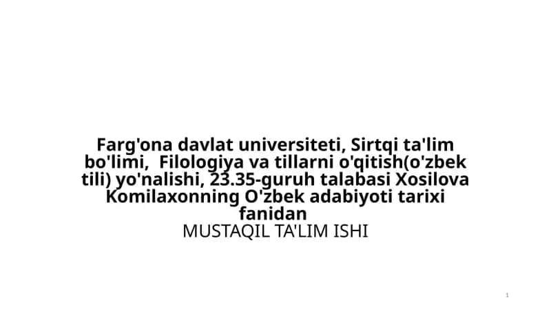 Qutbning Xusrav va Shirin dostoni