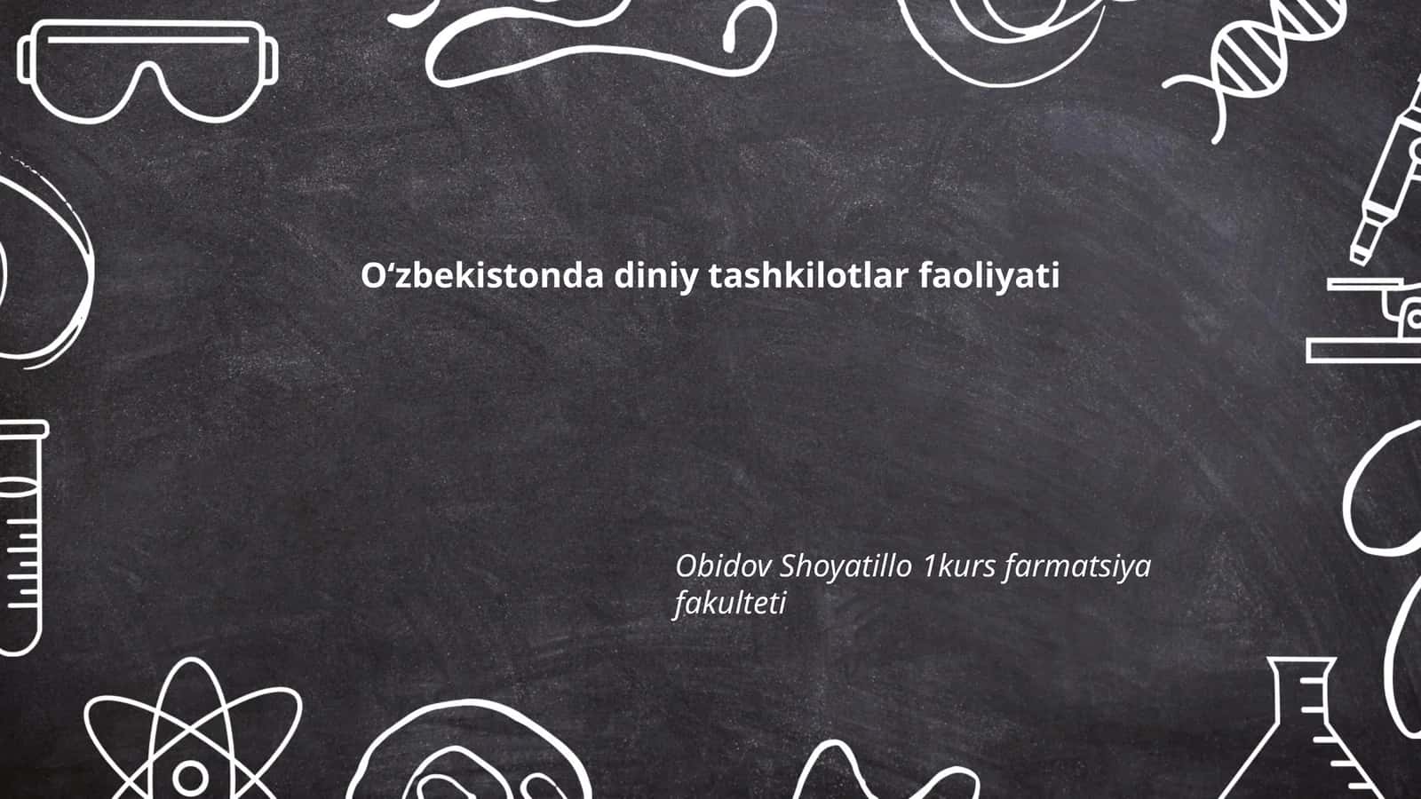 Oʻzbekistonda diniy tashkilotlar faoliyati