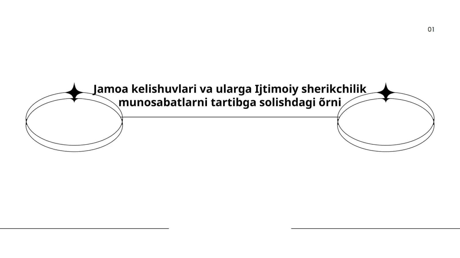 Jamoa kelishuvlari va ularga Ijtimoiy sherikchilik munosabatlarni tartibga solishdagi õrni