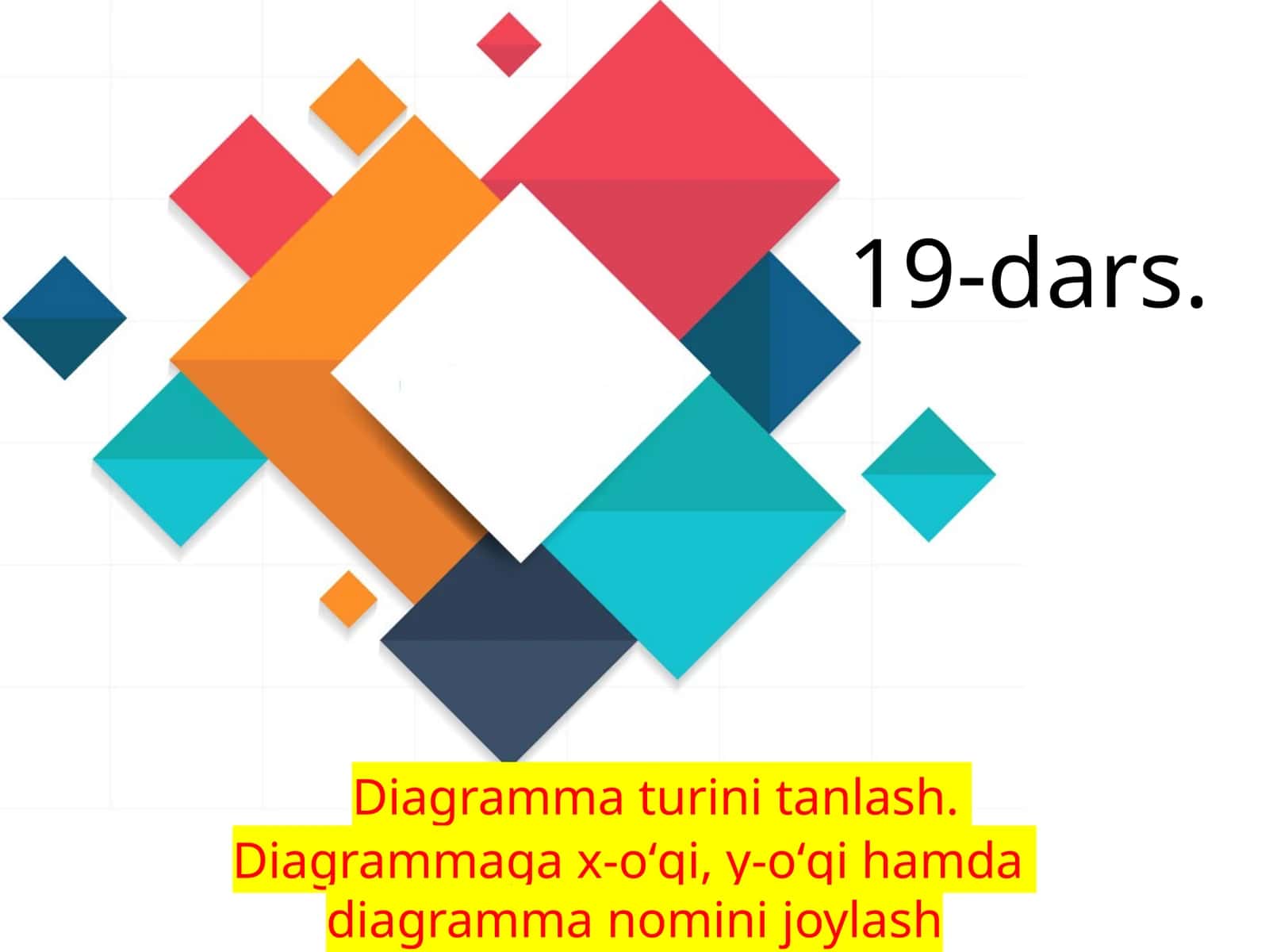 Diagramma turini tanlash