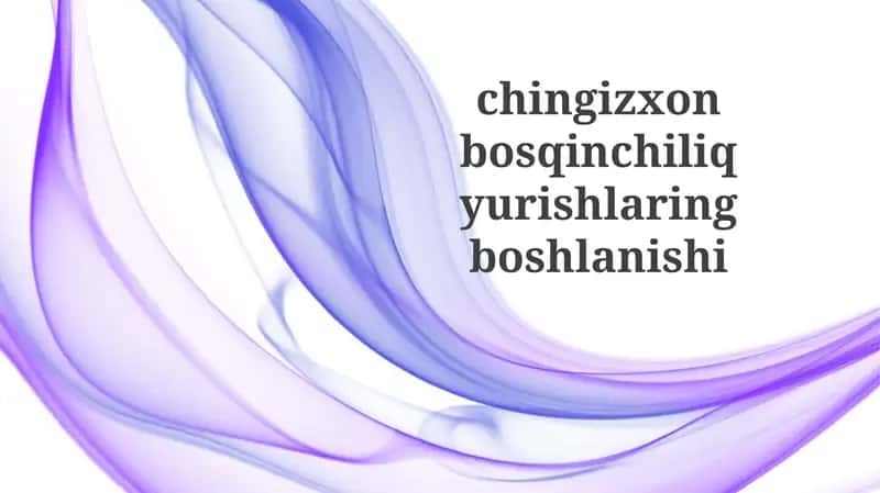 chingizxonbosqinchiliqyurishlaringboshlanishi