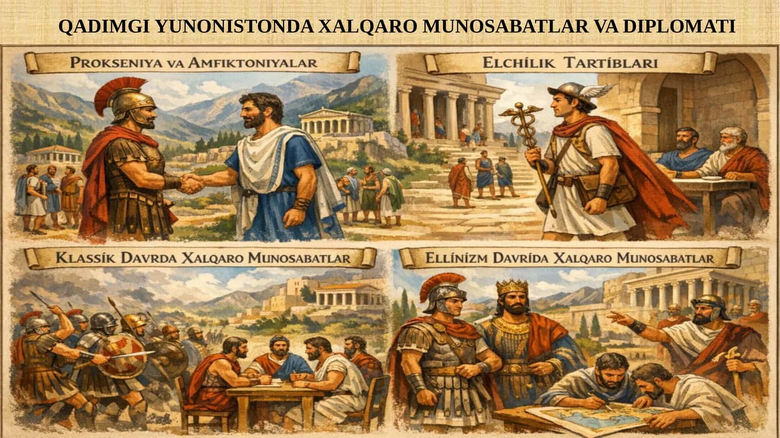 Qadimgi Yunonistonda xalqaro munosabatlar va diplomatiya