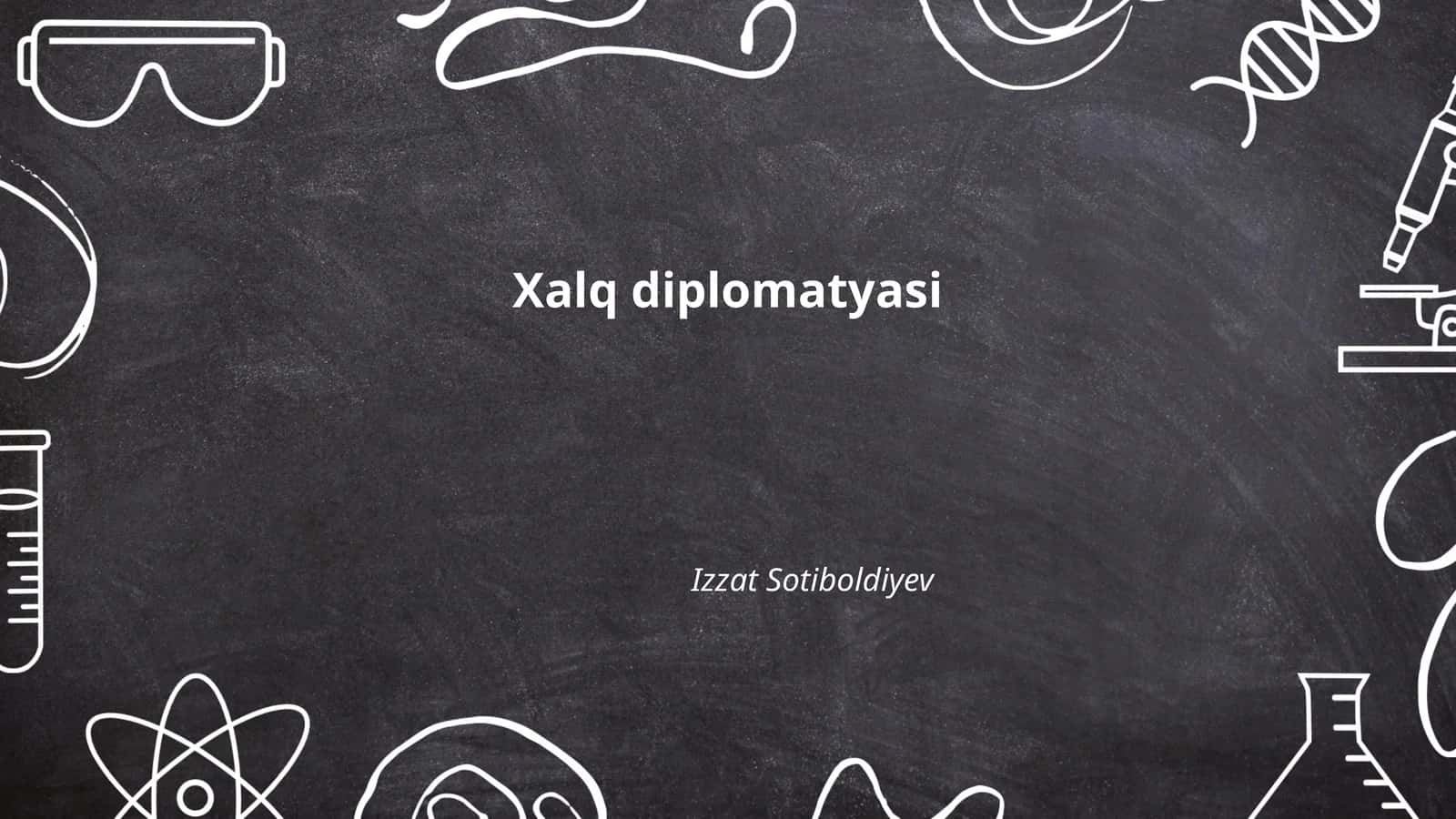 Xalq diplomatyasi
