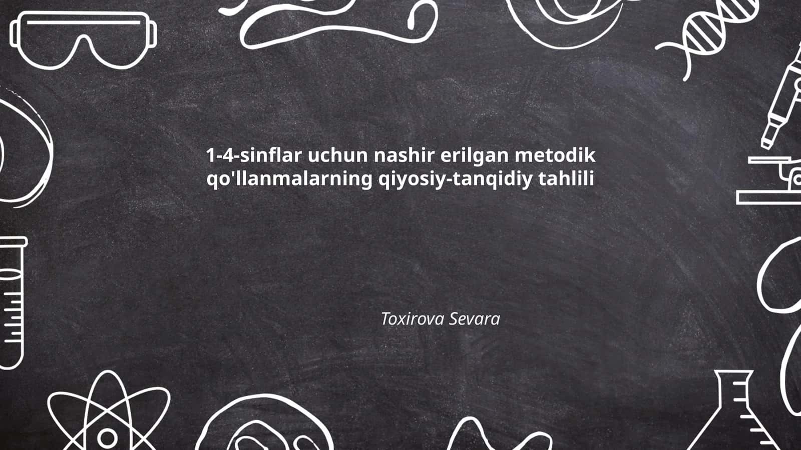 Metodik qo'llanmalarning maqsad va vazifalari