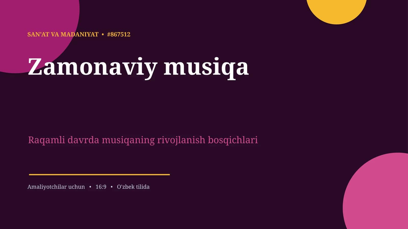 Zamonaviy musiqa