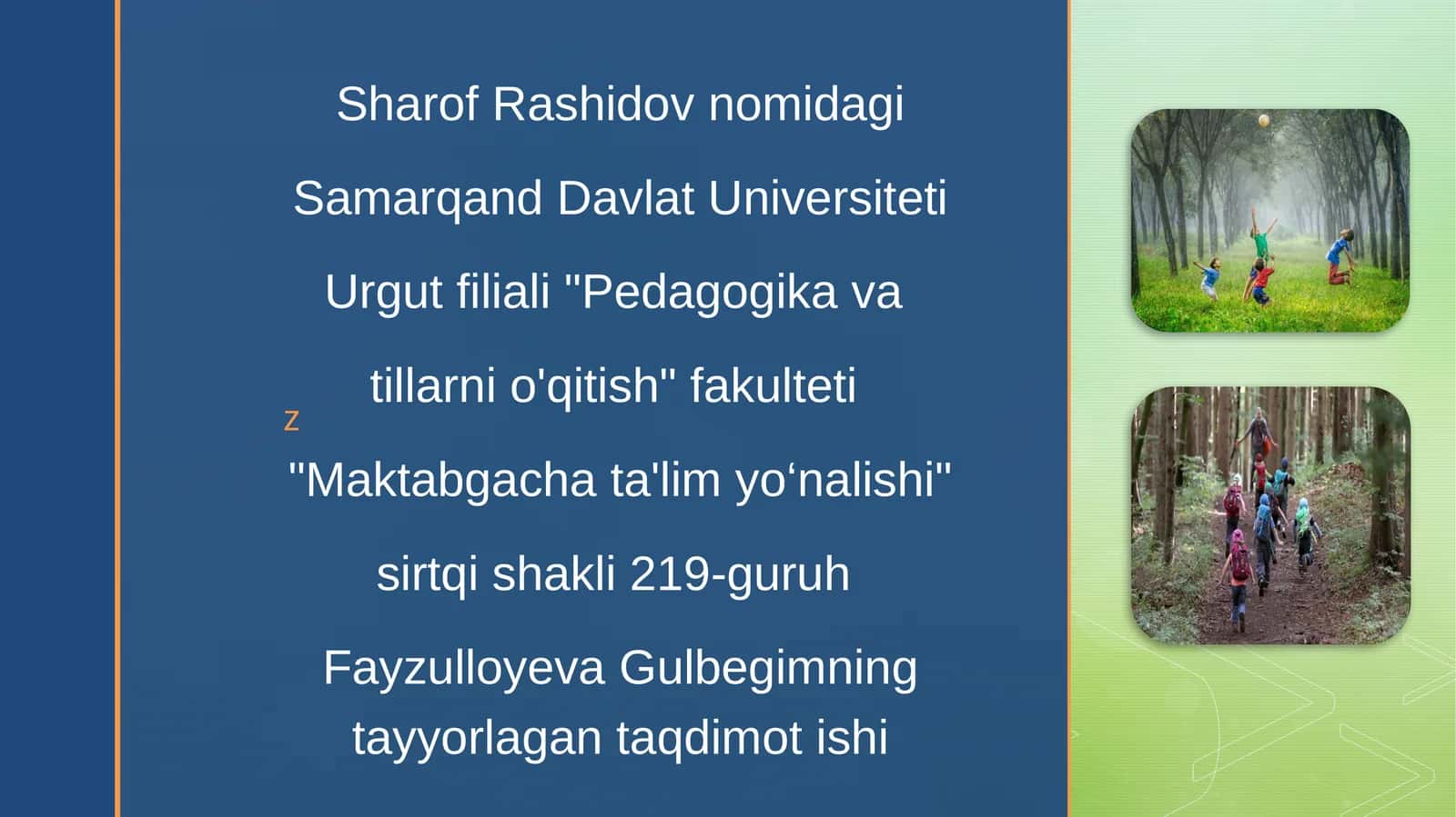 Ertalabki sayrni rejalashtirish plan-konspektini tuzish