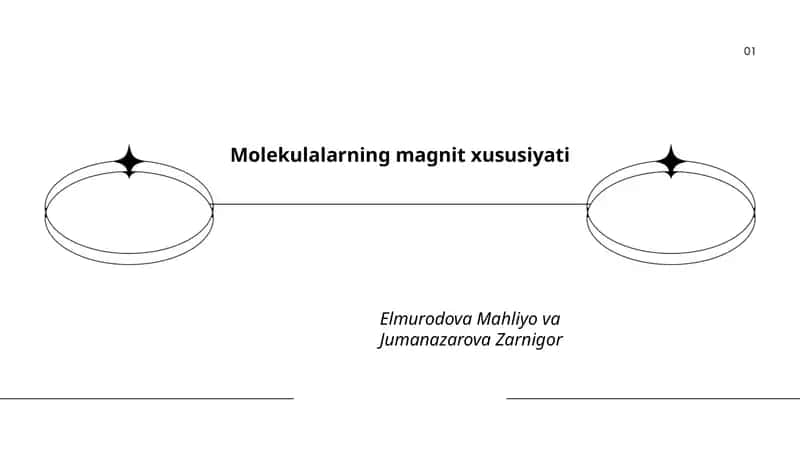 Molekulalarning magnit xususiyati