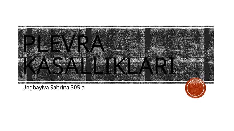 Plevrakasalliklari