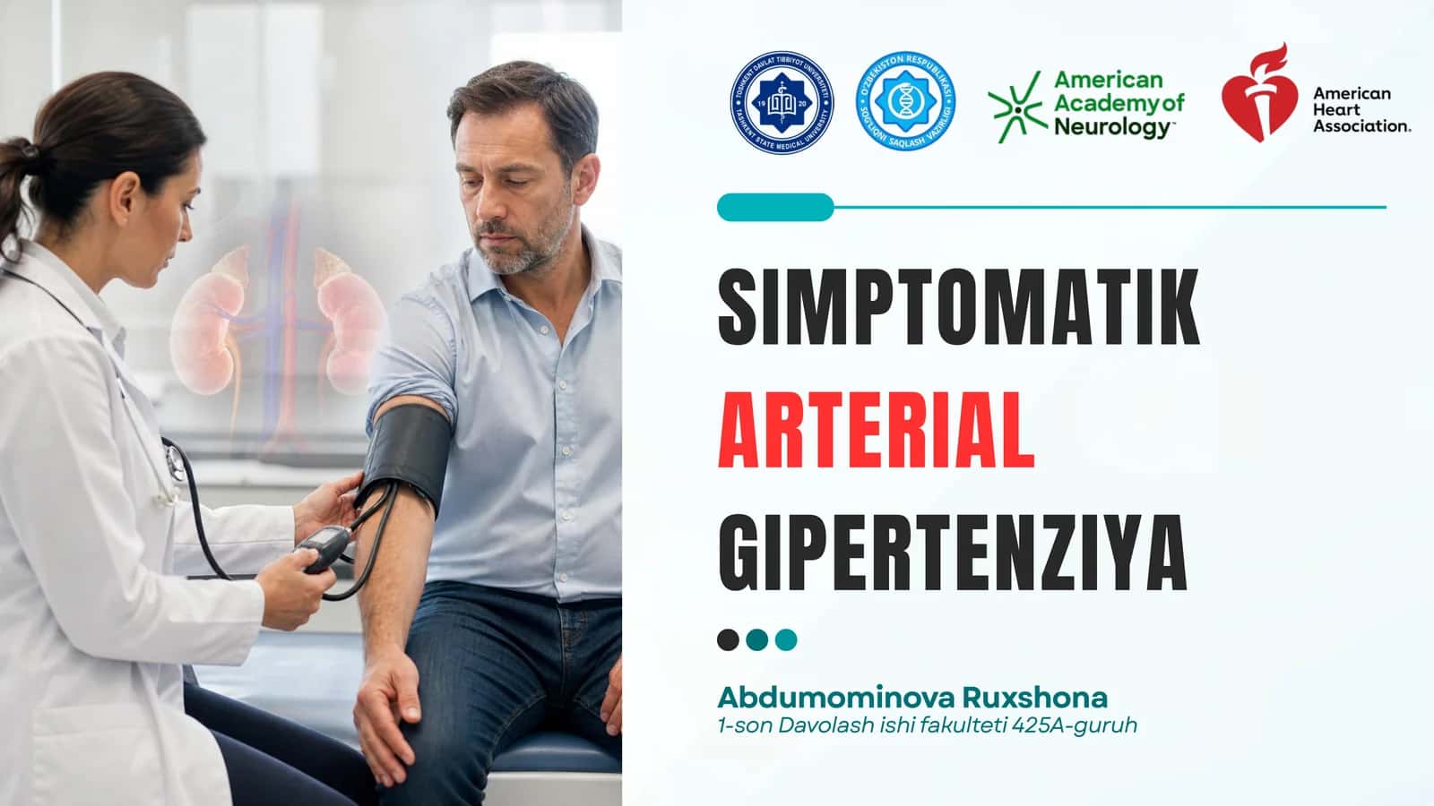SIMPTOMATIK ARTERIAL GIPERTENZIYA