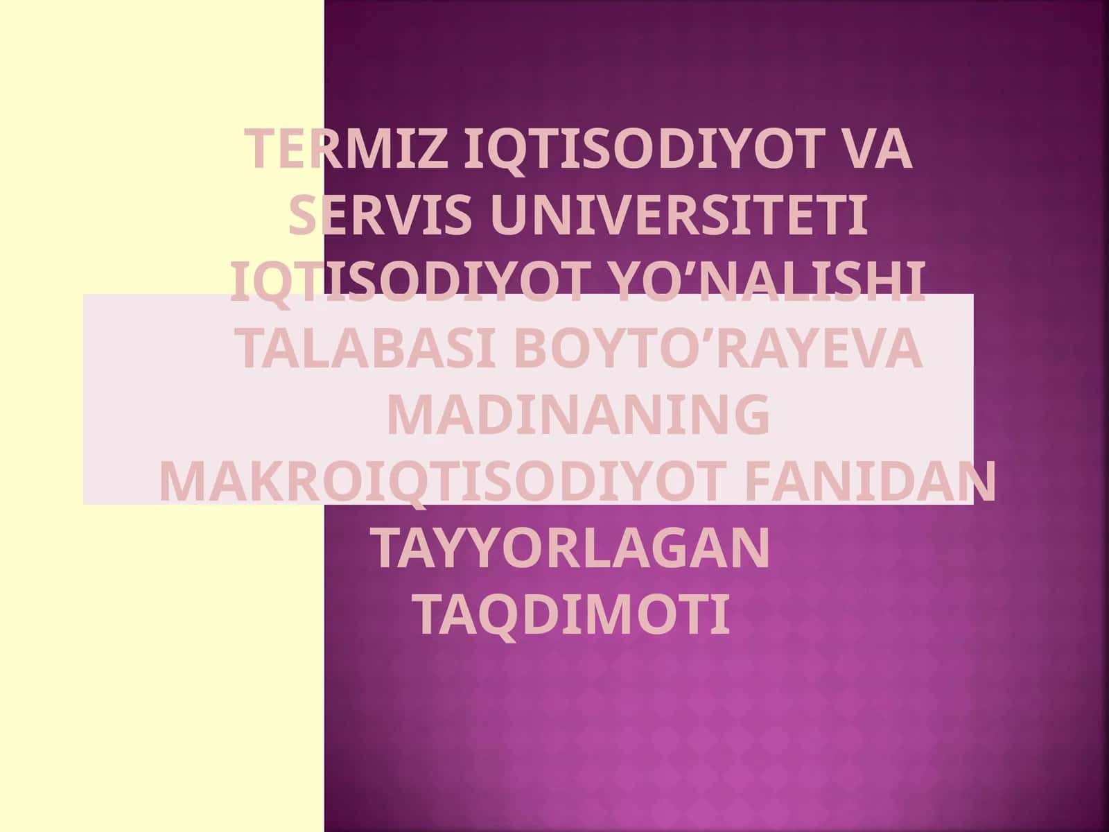 Pul tushunchasi va funksiyalari