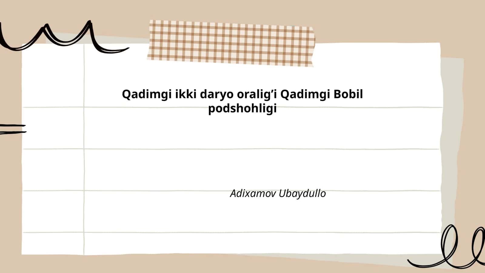 Qadimgi Bobil shahri