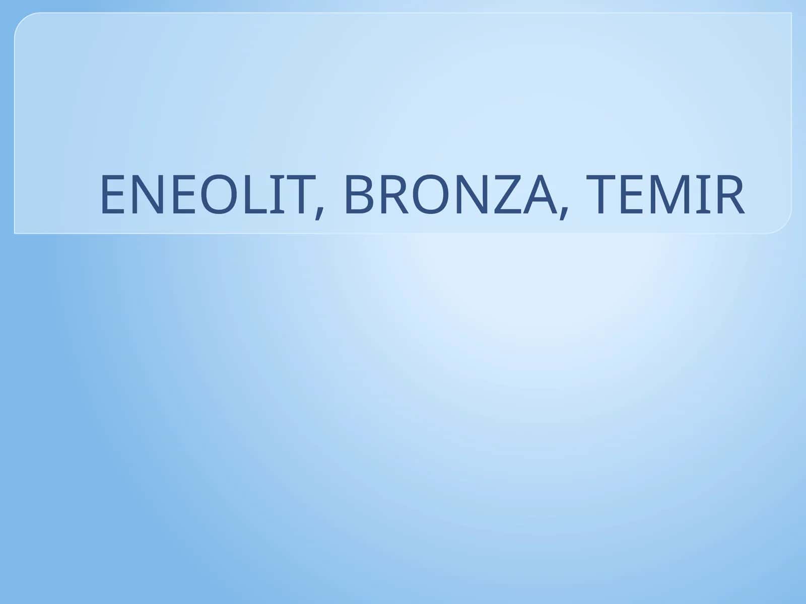 Eneolit