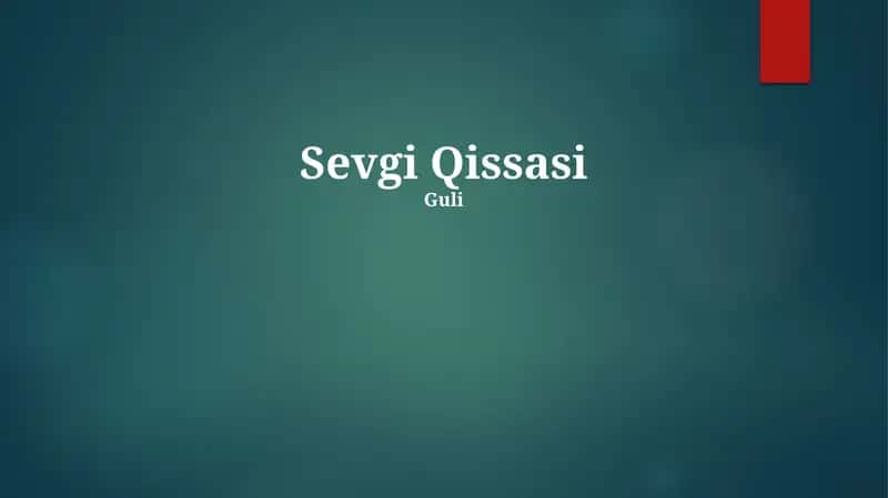 Sevgi Qissasi