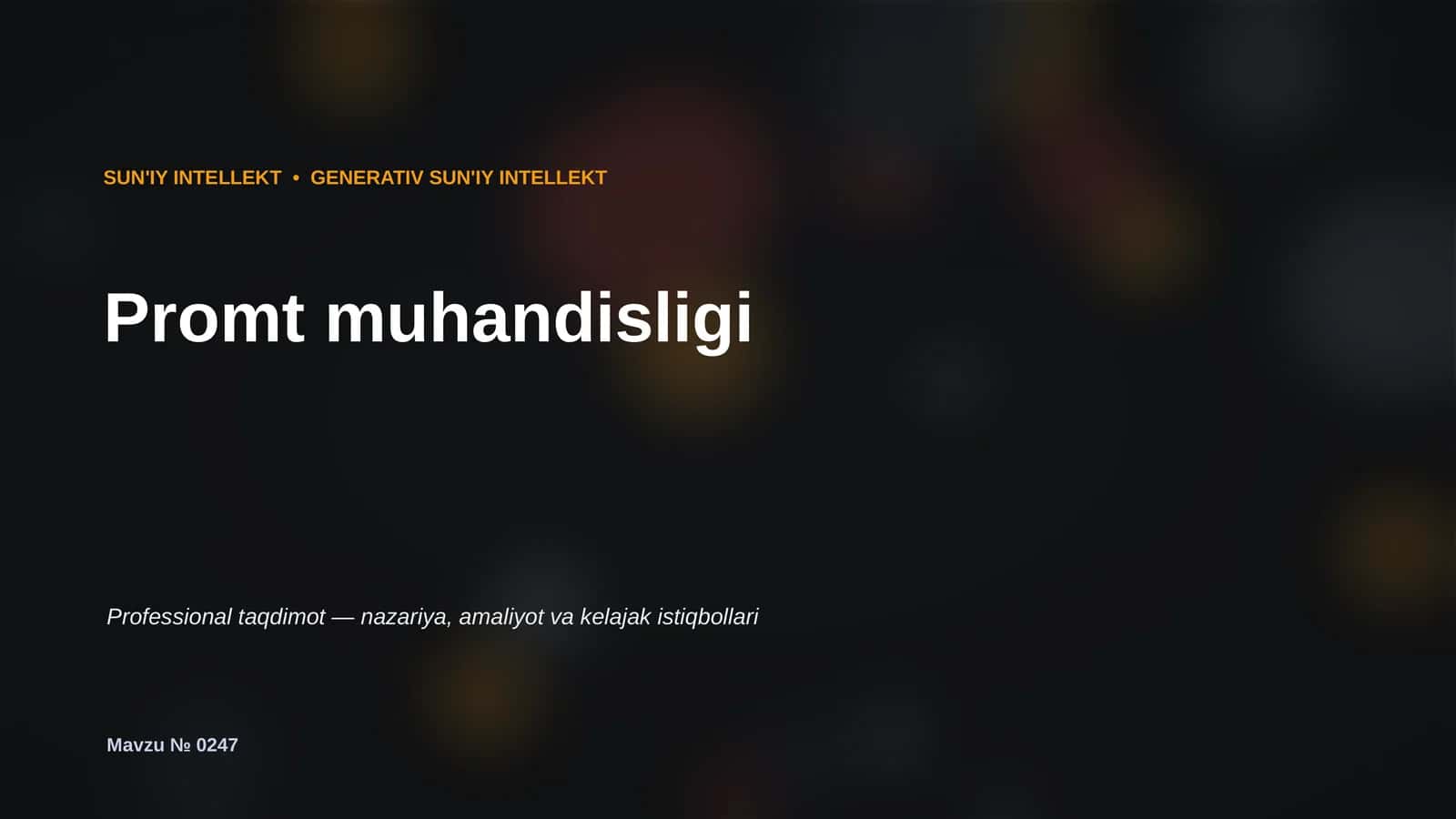 PROMT muhandisligi