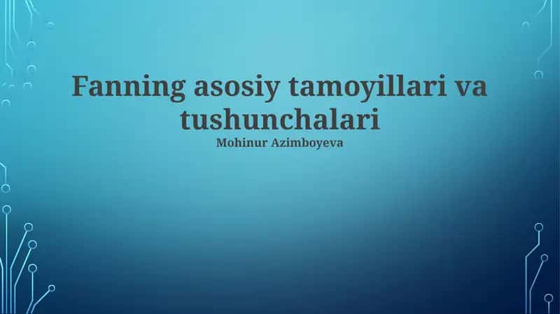 Fanatsiya Asoslari