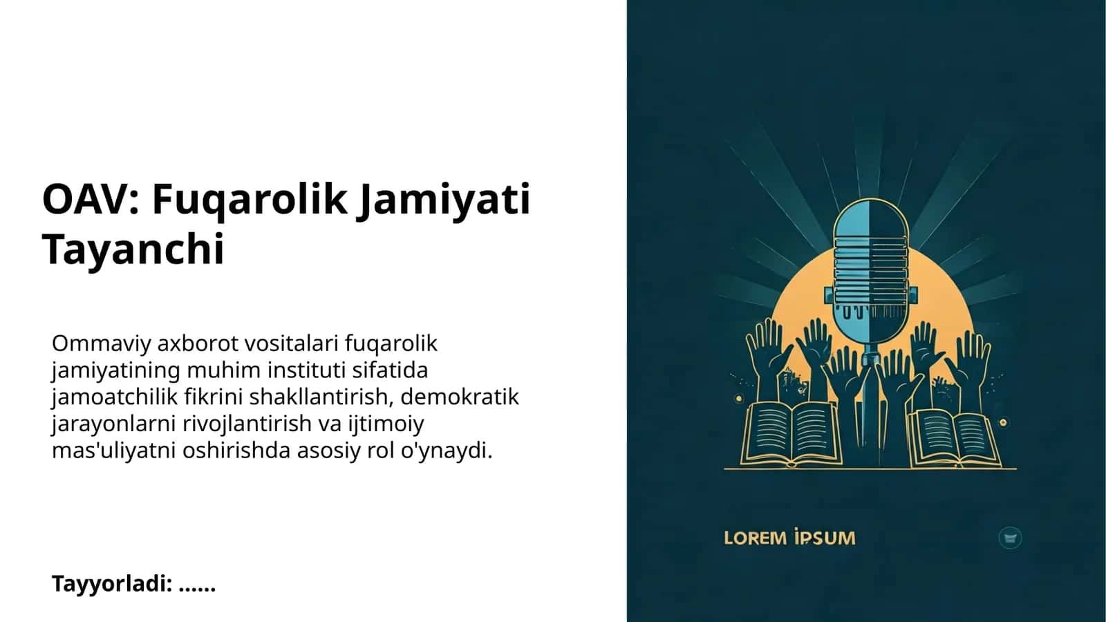 OAV: Fuqarolik Jamiyati Tayanchi