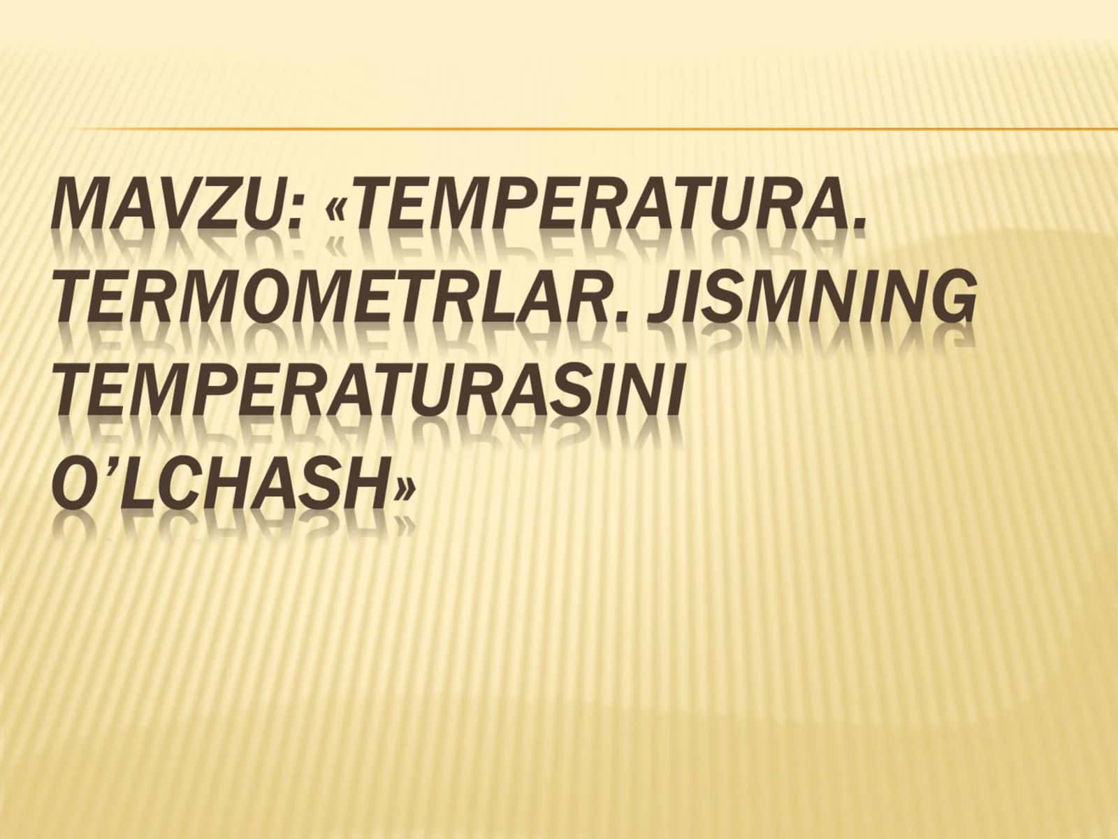 Termometr