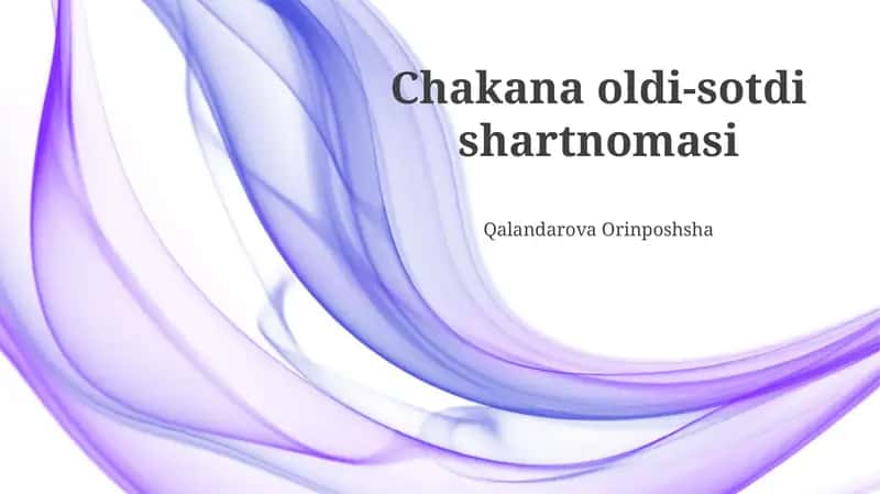 Oʻzaro Kelishuvga Erishish Yoʻllari