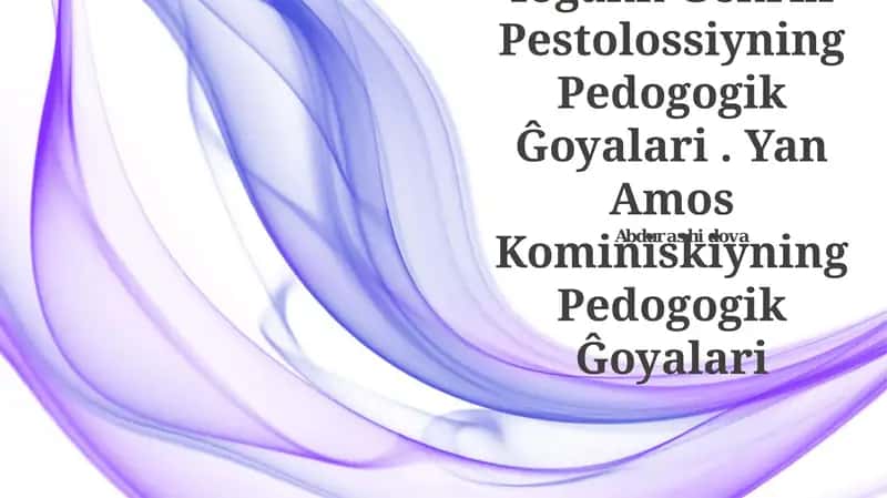 Iogann Genrix Pestolossiyning Pedogogik Ĝoyalari
