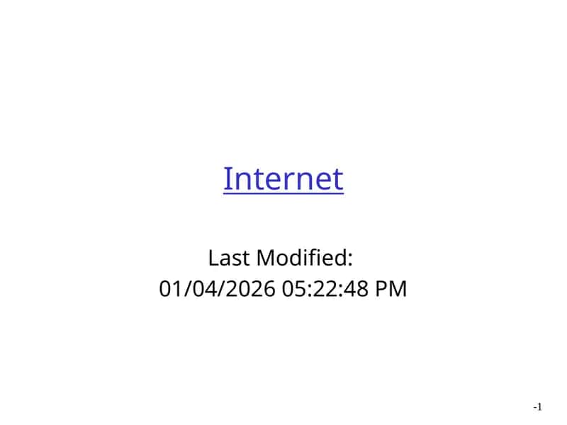 History of the Internet
