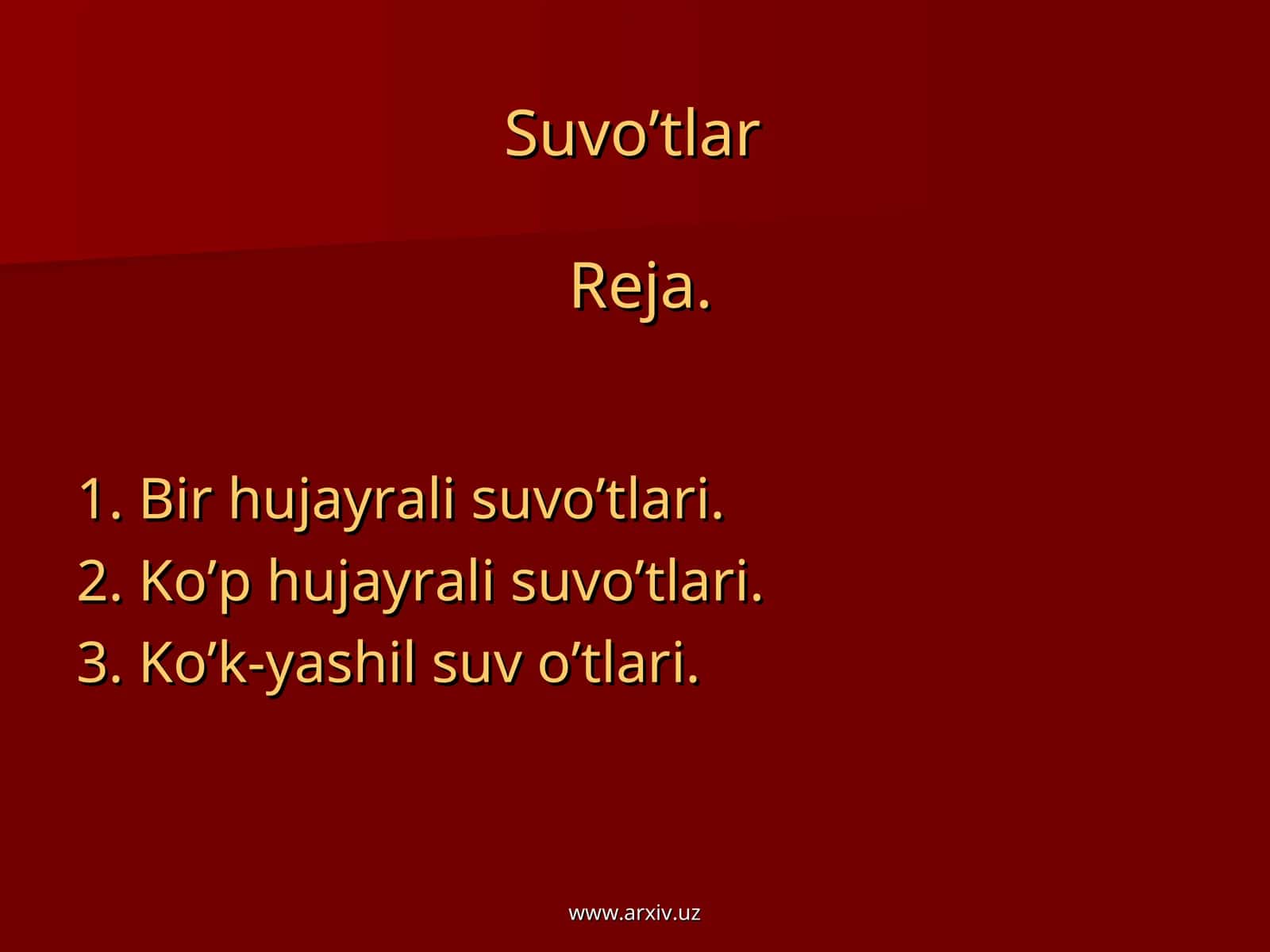 Suvo’tlarReja