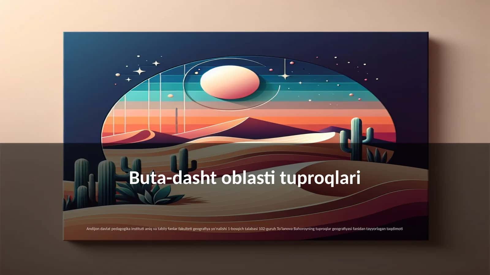 Buta-dasht oblasti tuproqlari