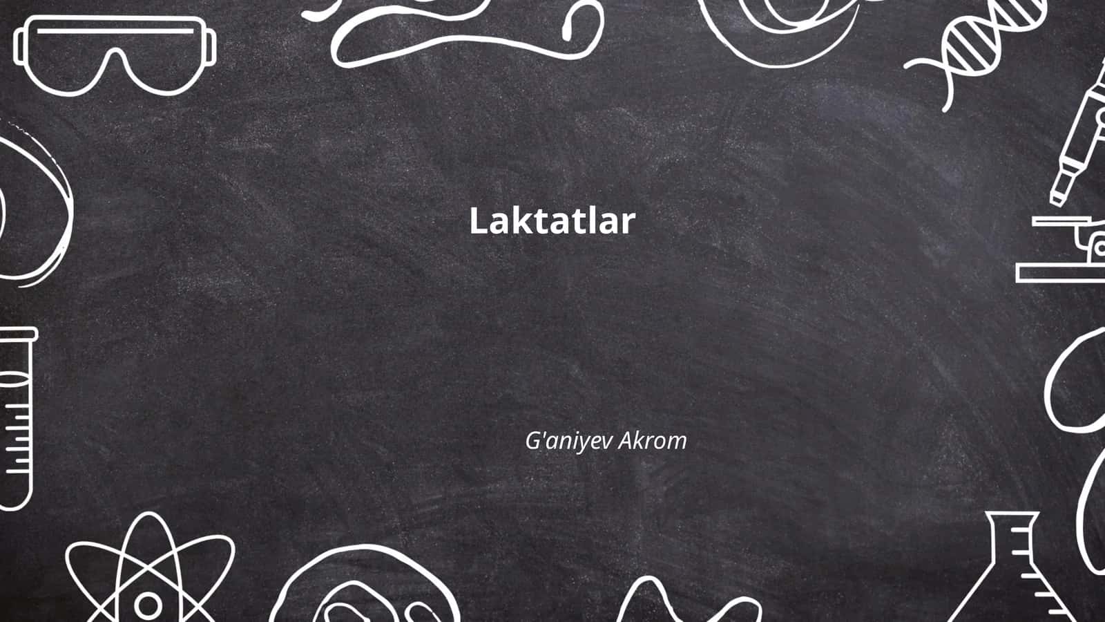 Laktatlar