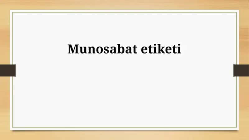 Etiket