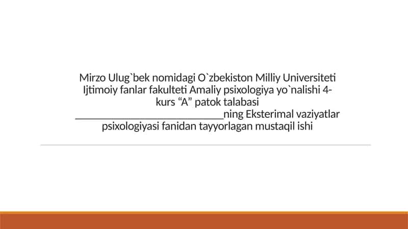 Stressning insonga ta`siri