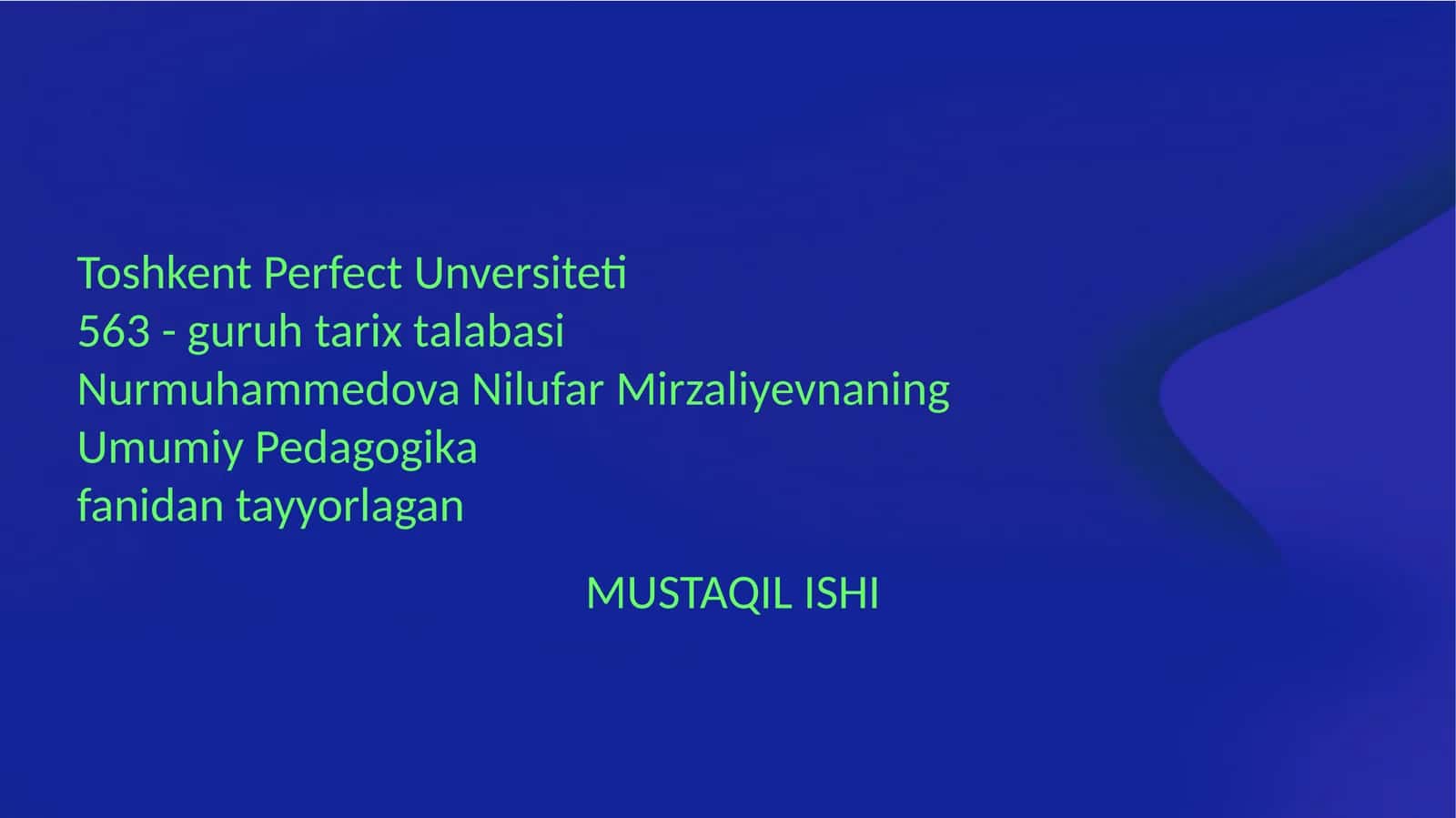 Alisher Navoiy merosini o'rganish