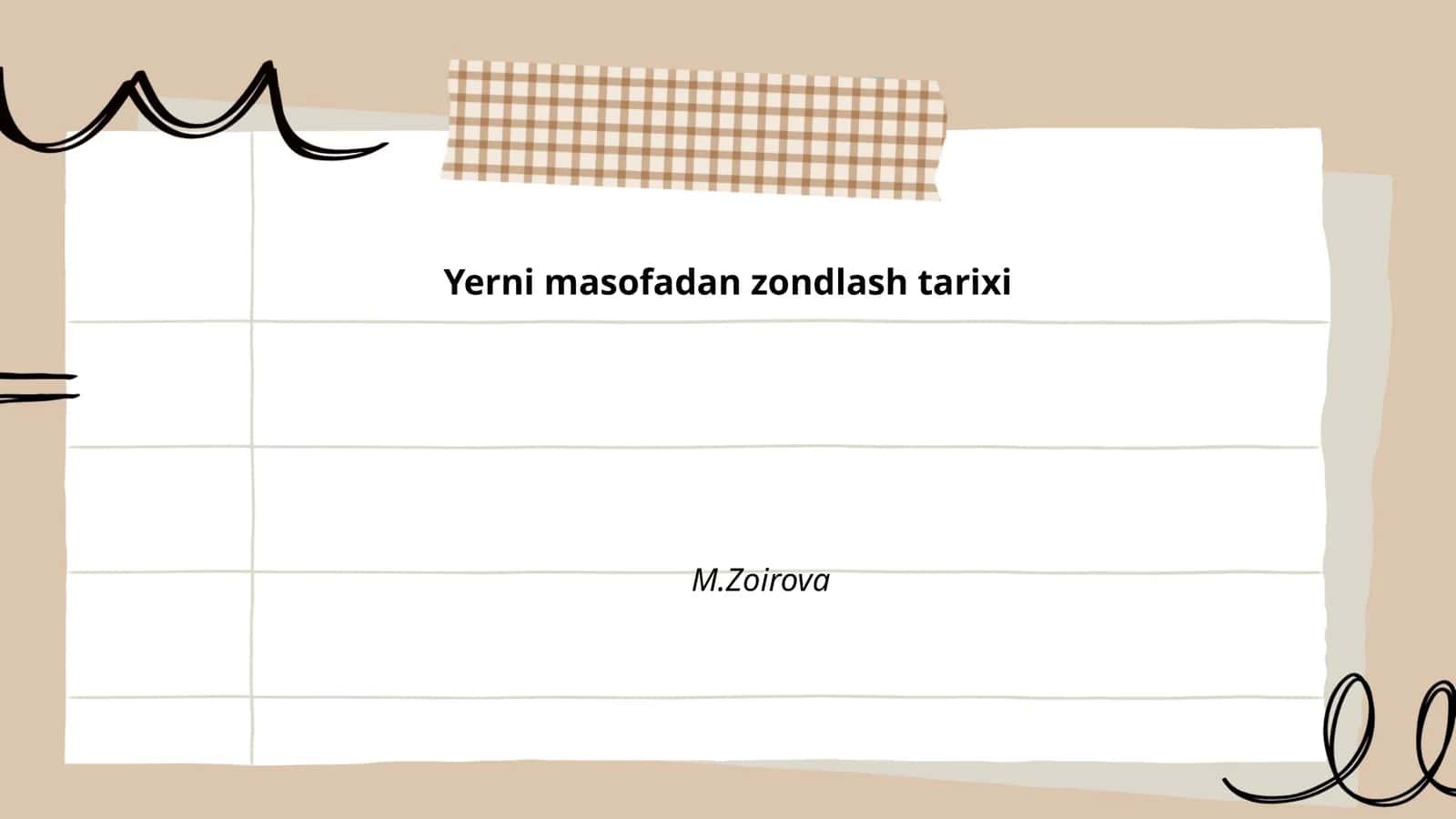 Yerni masofadan zondlash tarixi